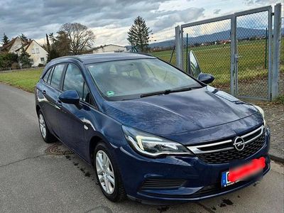 Gebraucht Opel Astra 110 PS (80 kW) 2016 Blau Kombi