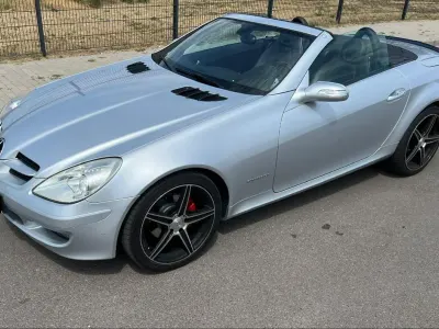 Gebraucht Mercedes SLK200 163 PS (119 kW) 2005 Silber Cabrio