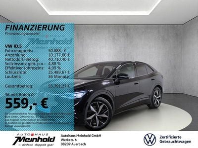 Grenadillschwarz metallic Gebraucht 2025 VW ID.5 GTX SUV | 50.888 € (Etwas zu teuer)