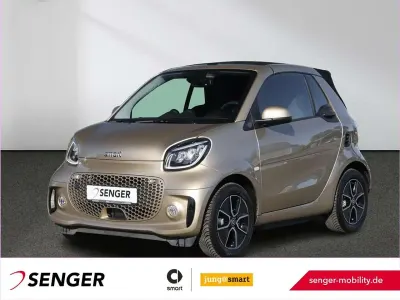 Gebraucht Smart ForTwo Electric Drive Passion Exclusive 60 kW (82 PS) 2021 Bodypanels in gold beige (meta Cabrio