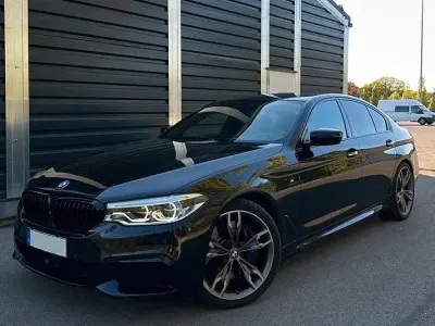Używany BMW M550 Shadowline 400 KM (294 kW) 2018 Czarny Sedan/Limuzyna