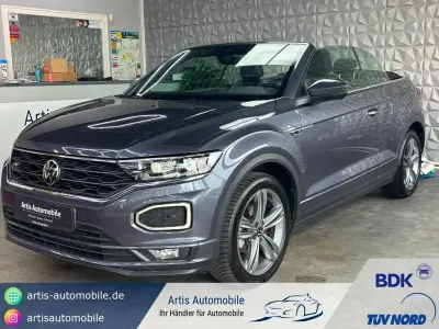 Gebraucht VW T-Roc Cabriolet R-line 150 PS (110 kW) 2022 Rauchgrau Cabrio