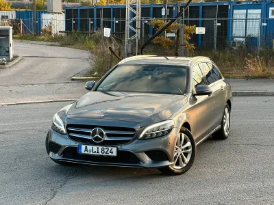 Brugt Mercedes C220 194 HK (142 kW) 2019 Grå Stationcar