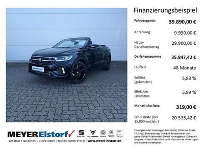 Neu VW T-Roc Cabriolet Style 150 PS (110 kW) 2026 Schwarz Cabrio