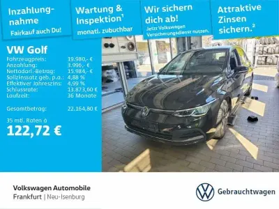 Gebraucht VW Golf VII Active 150 PS (110 kW) 2021 Schwarz Kleinwagen