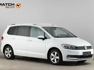 Gebraucht VW Touran Highline 150 PS (110 kW) 2019 Weiß Van / Kleinbus