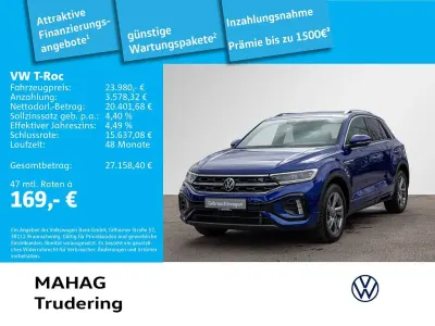Gebraucht VW T-Roc R-line 110 PS (80 kW) 2024 Blau SUV