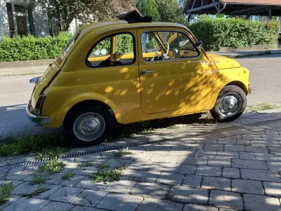 Używany Fiat 500 24 KM (17 kW) 1972 Żółty Hatchback