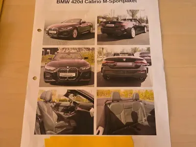 Gebraucht BMW 420 Cabriolet 190 PS (139 kW) 2022 Schwarz Cabrio