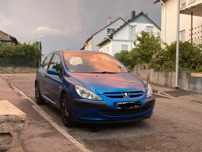 Gebraucht Peugeot 307 109 PS (80 kW) 2005 Blau Kleinwagen