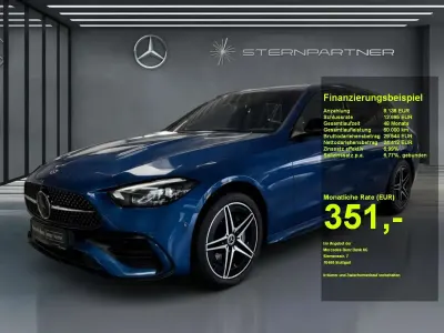 Second-hand Mercedes C300e AMG 313 CP (230 kW) 2022 Albastru Berlinǎ