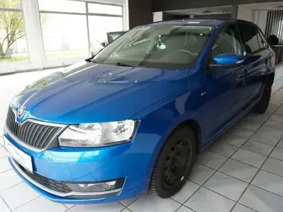 Gebraucht Skoda Rapid Clever 116 PS (85 kW) 2018 Blau Kleinwagen