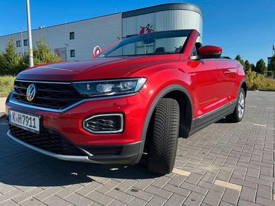 Gebraucht VW T-Roc Cabriolet Style 150 PS (110 kW) 2020 Rot Cabrio