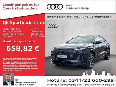Mythosschwarz metallic Gebraucht 2025 Audi Q6 Sportback e-tron Ambiente SUV | 79.990 € (Etwas zu teuer)