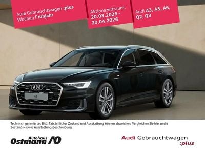 Gebraucht Audi A6 S-Line 265 PS (194 kW) 2025 Mythosschwarz metallic Kombi