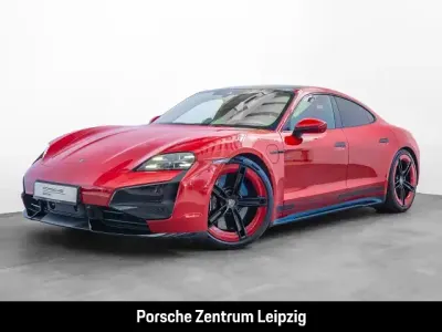 Gebraucht Porsche Taycan Turbo 650 kW (884 PS) 2024 Rot Limousine