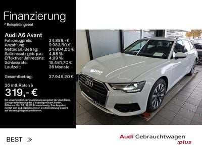 Gletscherweiß metallic (metallic) Gebraucht 2022 Audi A6 Kombi | 34.888 € (Guter Preis)
