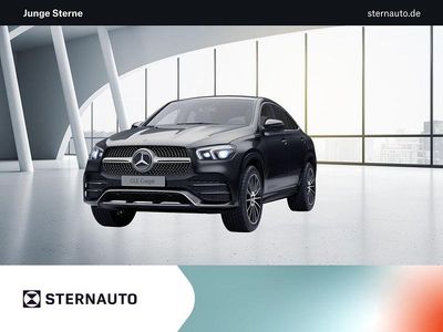 Gebraucht Mercedes GLE350 AMG line 333 PS (244 kW) 2022 Metalliclack obsidianschwarz metallic Coupé