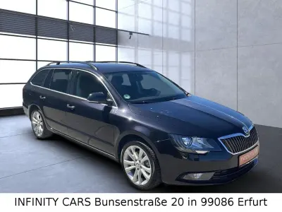 Brugt Skoda Superb Exclusive 170 HK (125 kW) 2015 Sort Stationcar