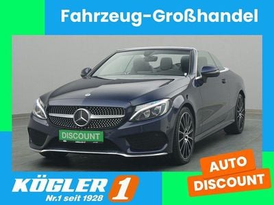 Gebraucht Mercedes C300 AMG line 245 PS (180 kW) 2018 Blau Cabrio