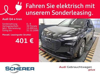 Gebraucht Audi Q4 e-tron Ambiente 125 kW (170 PS) 2022 Mythosschwarz metallic (metallic) SUV