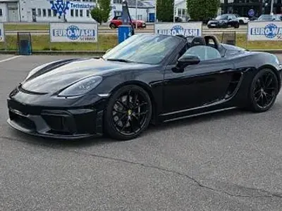 Gebraucht Porsche Boxster Spyder 420 PS (308 kW) 2021 Schwarz Cabrio