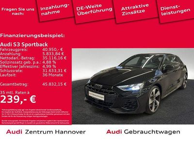 Gebraucht Audi S3 Sport 333 PS (244 kW) 2024 0e mythosschwarz metallic Limousine