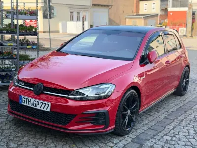 Second-hand VW Golf VII GTD 184 CP (135 kW) 2018 Roșu Berlinǎ