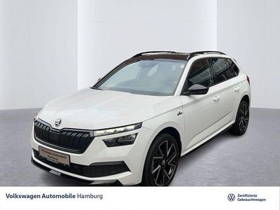 Gebraucht Skoda Kamiq Monte Carlo 110 PS (80 kW) 2022 Moonweiss metallic SUV