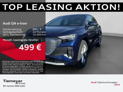 Gebraucht Audi Q4 Sportback e-tron S-Line 250 kW (340 PS) 2024 Blau SUV