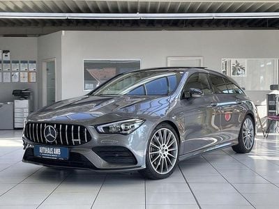 Grau Gebraucht 2019 Mercedes CLA200 Shooting Brake AMG Kombi | 24.800 € (Fairer Preis)
