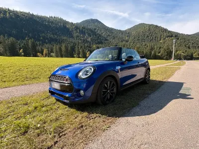 Usata Mini Cooper S Cabriolet 192 CV (141 kW) 2018 Blu Cabrio