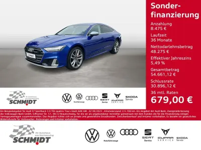 Gebraucht Audi S7 Sportback Ambiente 344 PS (253 kW) 2023 Ultrablau metallic Kleinwagen