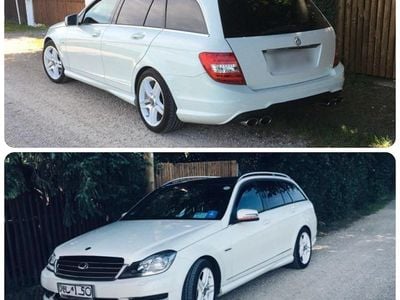 Gebraucht Mercedes C220 AMG line 170 PS (125 kW) 2012 Weiß Kombi