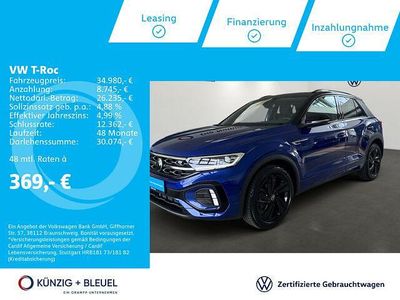Brugt VW T-Roc R-line 150 HK (110 kW) 2024 Blå SUV