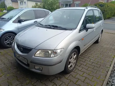 Gebraucht Mazda Premacy Exclusive 114 PS (83 kW) 1999 Silber Van / Kleinbus