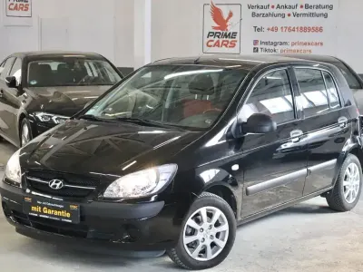 Gebraucht Hyundai Getz Basis 67 PS (49 kW) 2008 Schwarz Kleinwagen