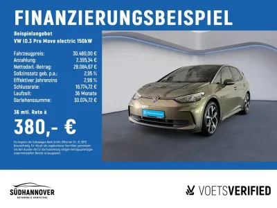 Gebraucht VW ID.3 Pro 150 kW (204 PS) 2024 Grün Kleinwagen
