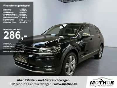 Gebraucht VW Tiguan Allspace Highline 150 PS (110 kW) 2018 Schwarz SUV