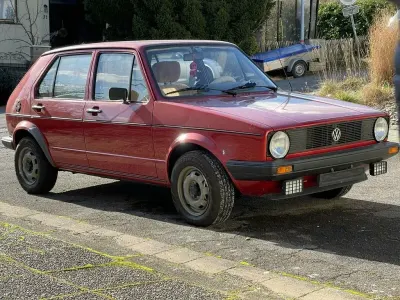 Brugt VW Golf I 50 HK (36 kW) 1982 Rød Hatchback