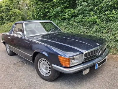 Gebraucht Mercedes SL350 200 PS (147 kW) 1971 Blau Cabrio