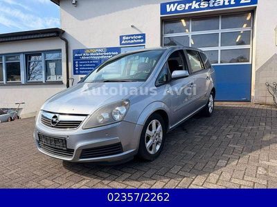 Gebraucht Opel Zafira Edition 105 PS (77 kW) 2006 Silber Van / Kleinbus