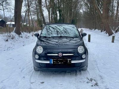 Schwarz Gebraucht 2015 Fiat 500C Lounge Cabrio | 5.699 € (Superpreis)