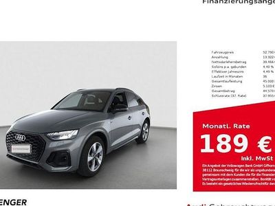 Chronosgrau Gebraucht 2025 Audi Q5 Sportback S-Line SUV | 52.790 € (Guter Preis)