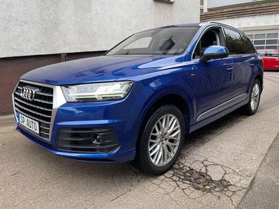 Usata Audi Q7 S-Line 272 CV (200 kW) 2016 Blu SUV