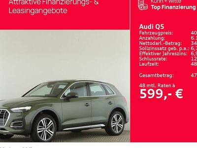 Distriktgrün metallic Gebraucht 2022 Audi Q5 Advanced Plus SUV | 37.309 € (Guter Preis)