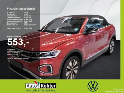 Brugt VW T-Roc Cabriolet Goal 116 HK (85 kW) 2025 Rød Cabriolet
