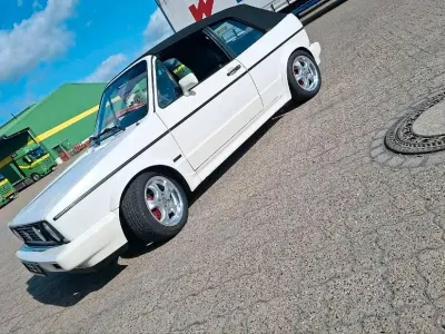 Gebraucht VW Golf Cabriolet 1989 Weiß Cabrio