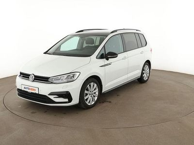 Gebraucht VW Touran Highline 150 PS (110 kW) 2020 Weiß Van / Kleinbus