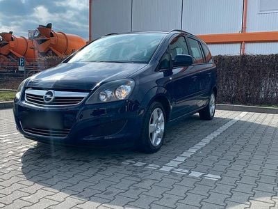 Gebraucht Opel Zafira 110 PS (80 kW) 2012 Blau Van / Kleinbus